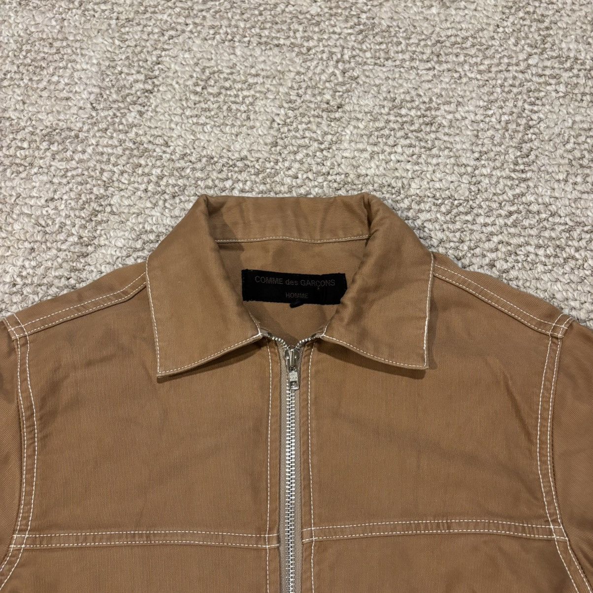 Comme des Garcons Homme × Comme des Garcons Homme Plus CDGH One Pocket Cropped Work Jacket Size US M / EU 48-50 / 2 - 3 Thumbnail