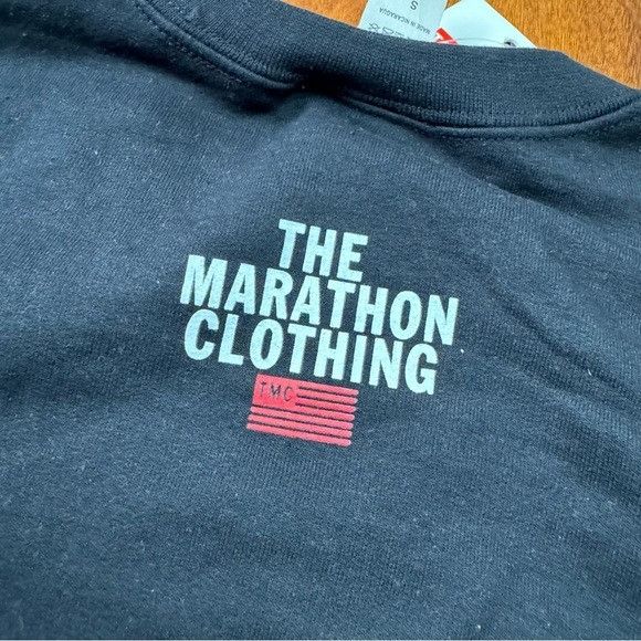 Designer NWT THE MARATHON CLOTHING NIPSEY HUSSLE BLACK CREWNECK SZ SM Size US S / EU 44-46 / 1 - 8 Thumbnail