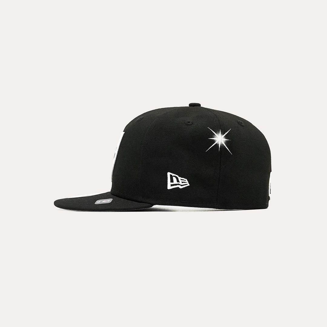 ay el ay en ay el ay en "are" Raiders Black 59Fifty New Era 7 /1/4 Size ONE SIZE - 3 Thumbnail