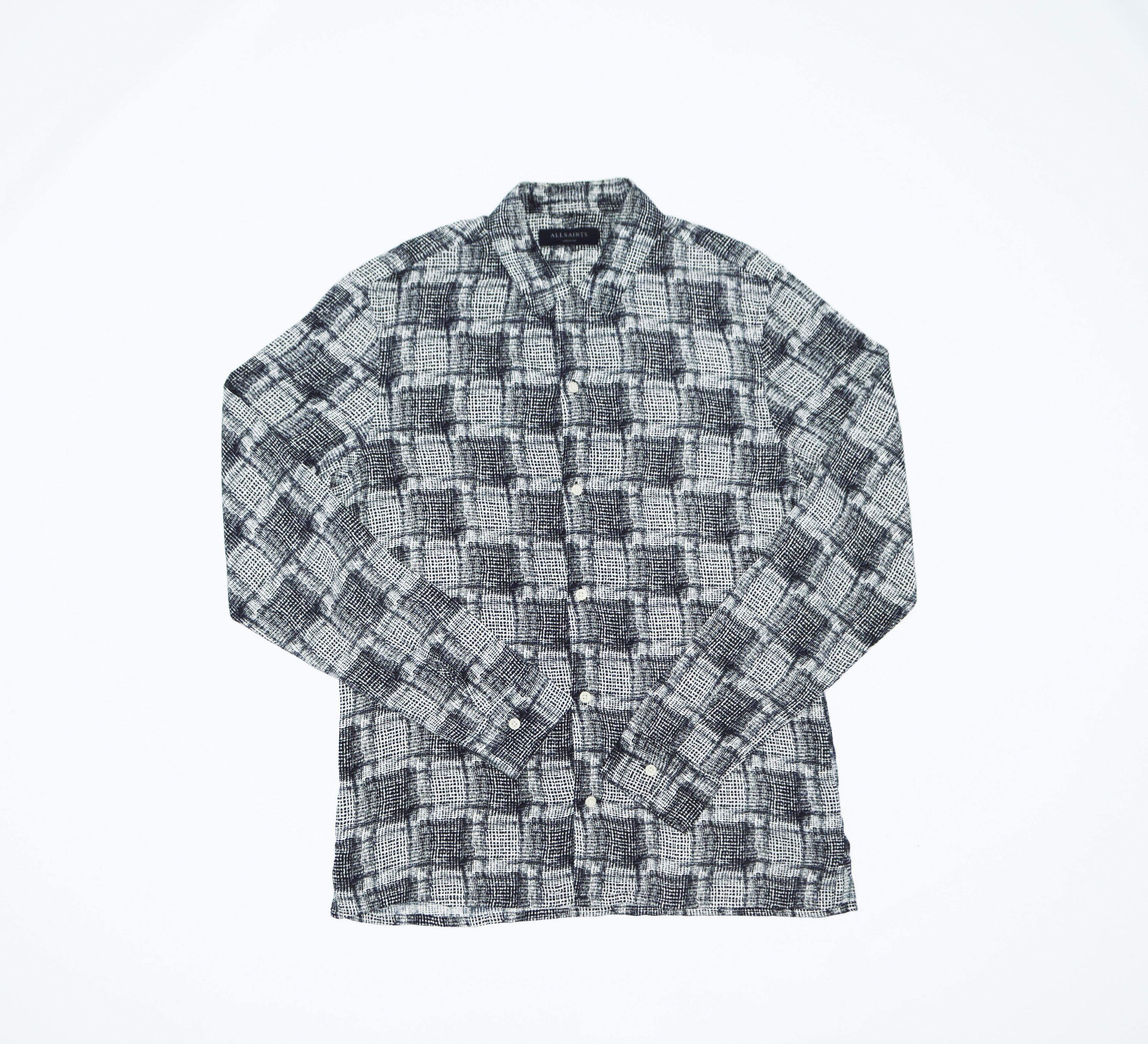 Allsaints AllSaints Vanderbilt Checkred Viscose Shirt Size M Size US M / EU 48-50 / 2 - 1 Thumbnail