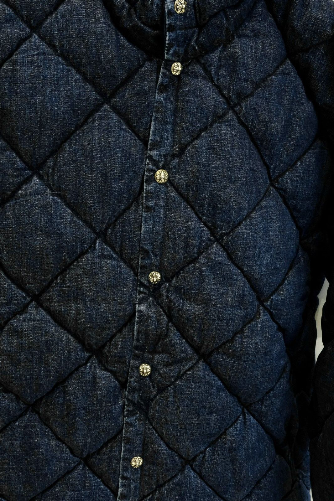 Chrome Hearts Chrome Hearts Denim Puffer Lined Jacket Size US L / EU 52-54 / 3 - 5 Thumbnail
