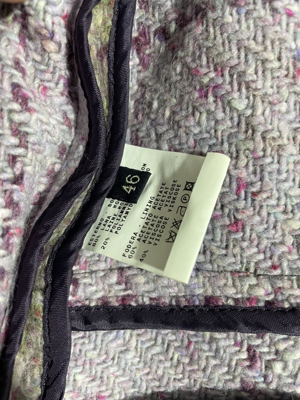 Etro Etro Milano Floral Knit wool blazer Size L / US 10 / IT 46 - 11 Thumbnail