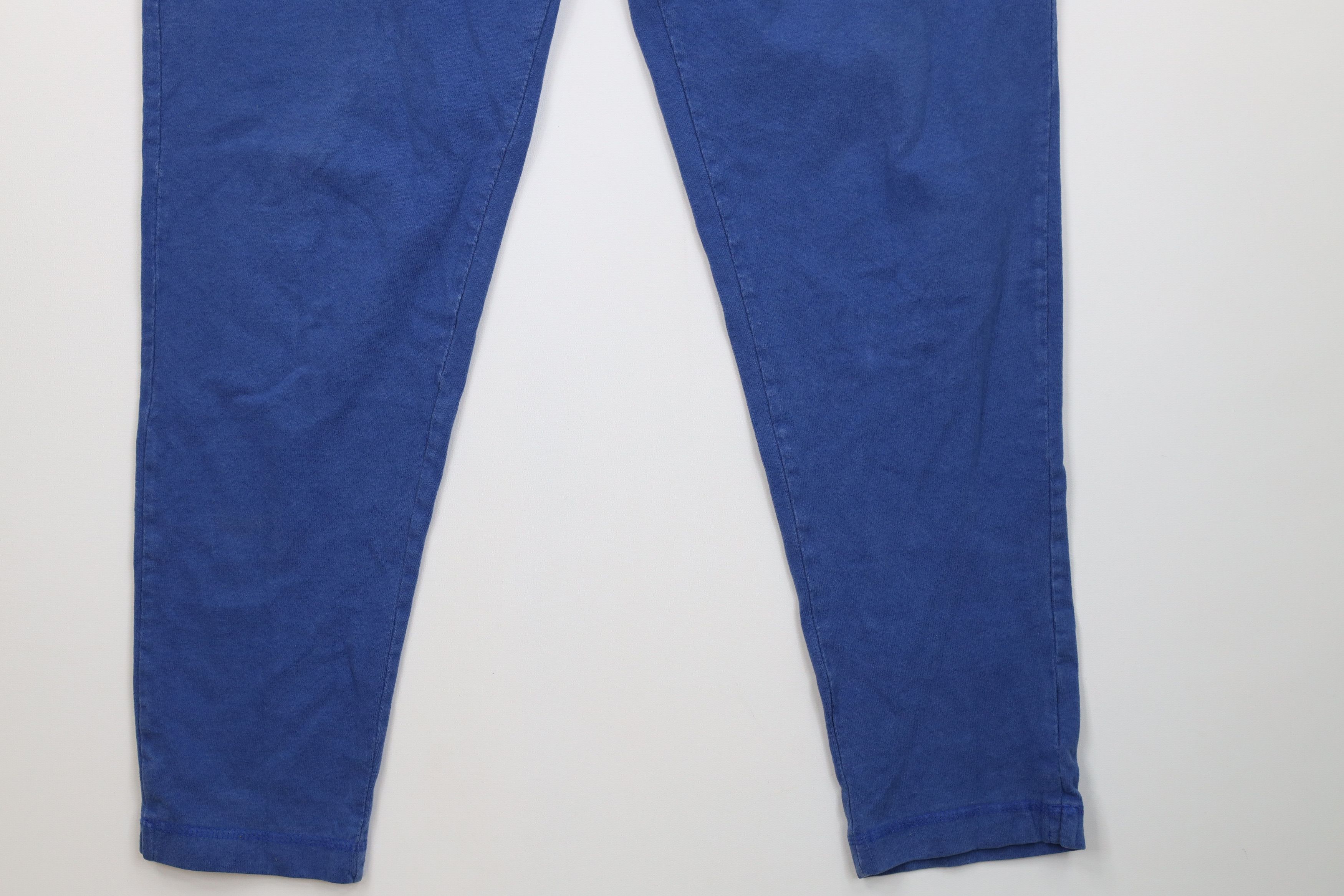 Adidas Vintage 90s Adidas Cotton Ribbed Knit Sweatpants Pants Blue Size US 32 / EU 48 - 5 Thumbnail