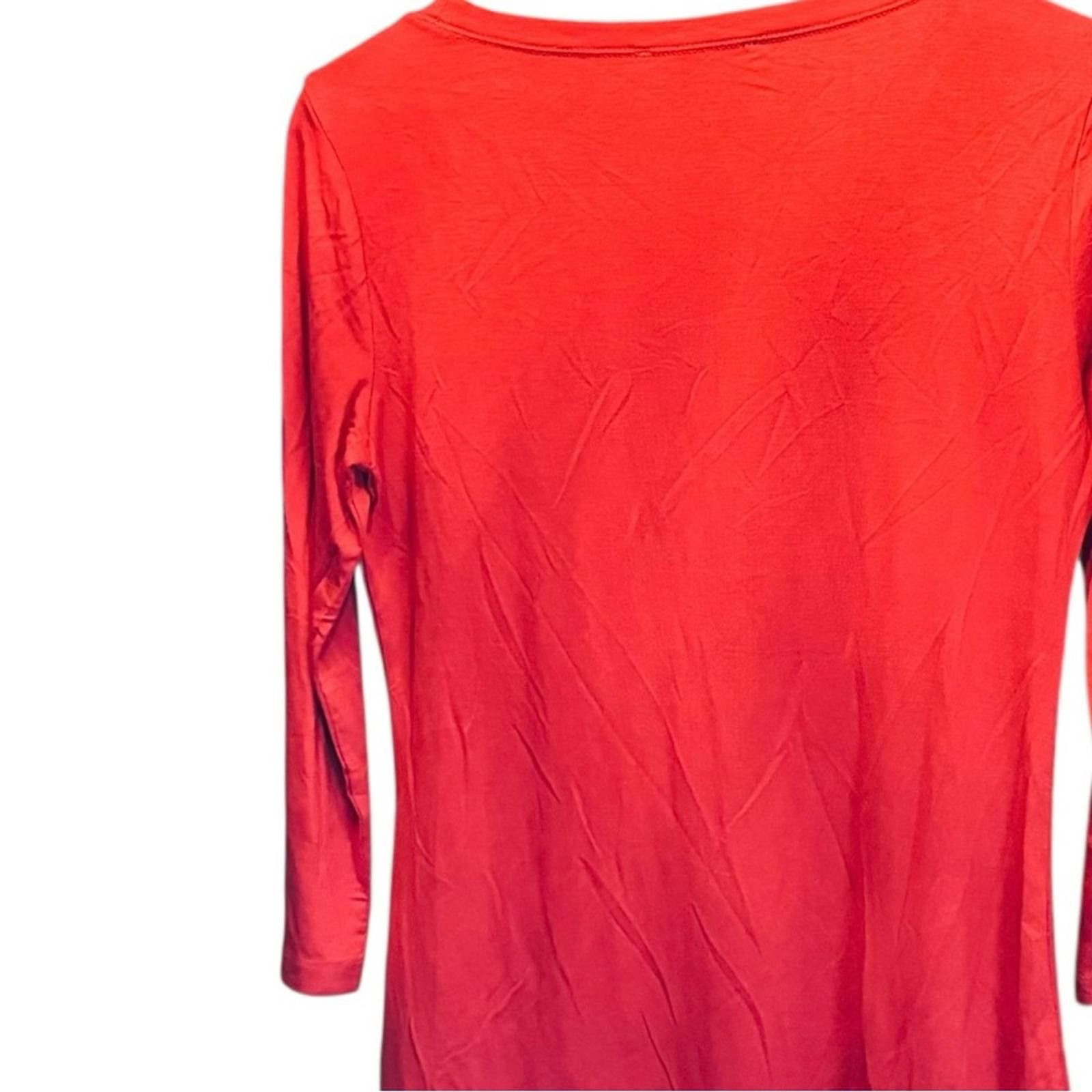 Designer NWOT Cable & Gauge Ruby Merlot Scoop Neck Blouse Size Medium Size M / US 6-8 / IT 42-44 - 8 Thumbnail
