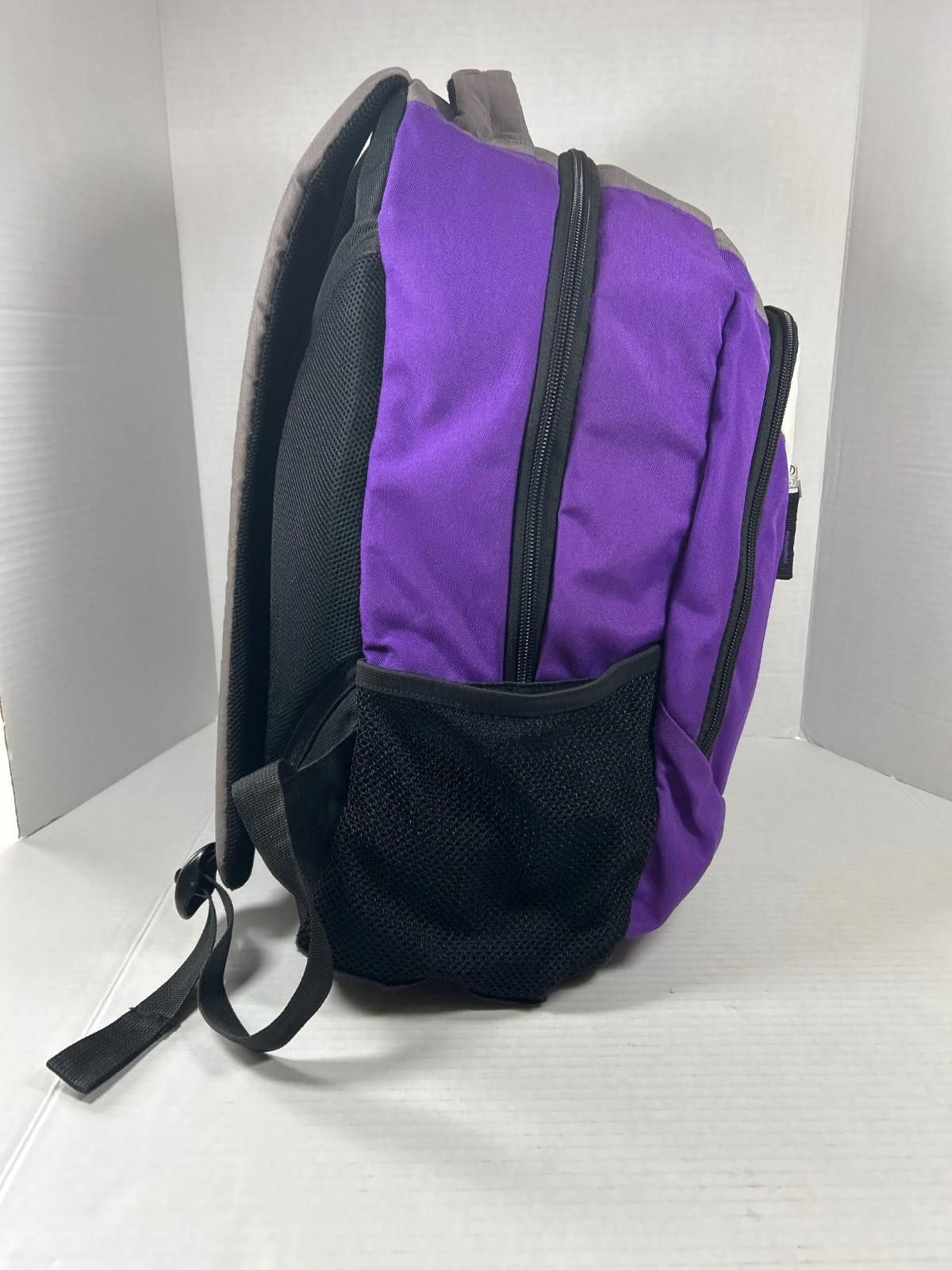 Swissgear SWISSGEAR Purple & Gray Backpack Travel Hiking Laptop Pocket Size ONE SIZE - 3 Thumbnail