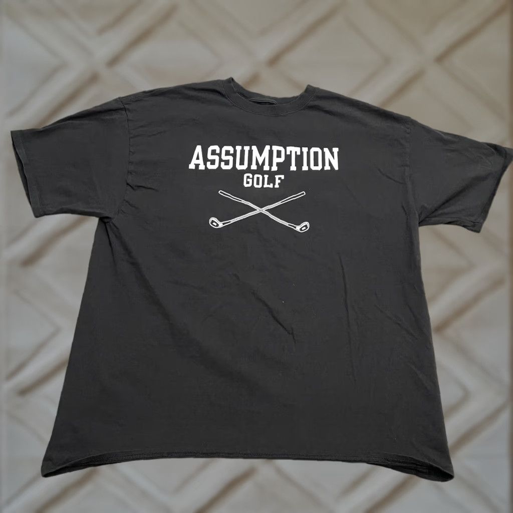 Champion Champion T-Shirt Men 2XL Black Crew Neck Cotton Golf Logo Short Sleeve Size US XXL / EU 58 / 5 - 1 Thumbnail