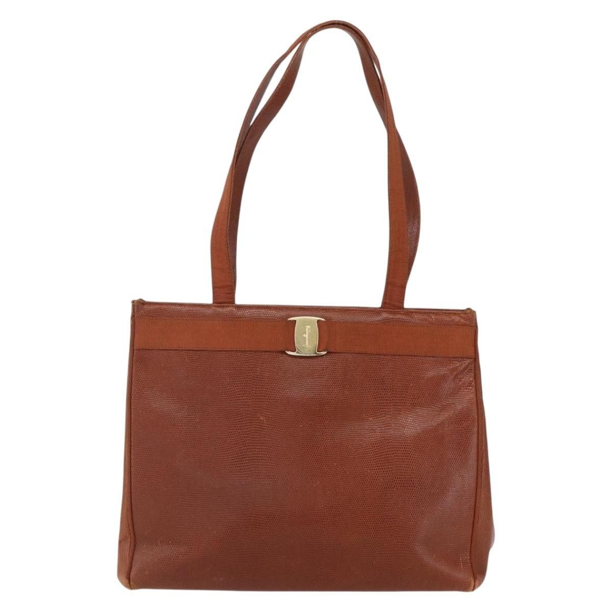 Salvatore Ferragamo Salvatore Ferragamo Vala tote Leather Size ONE SIZE - 1 Thumbnail