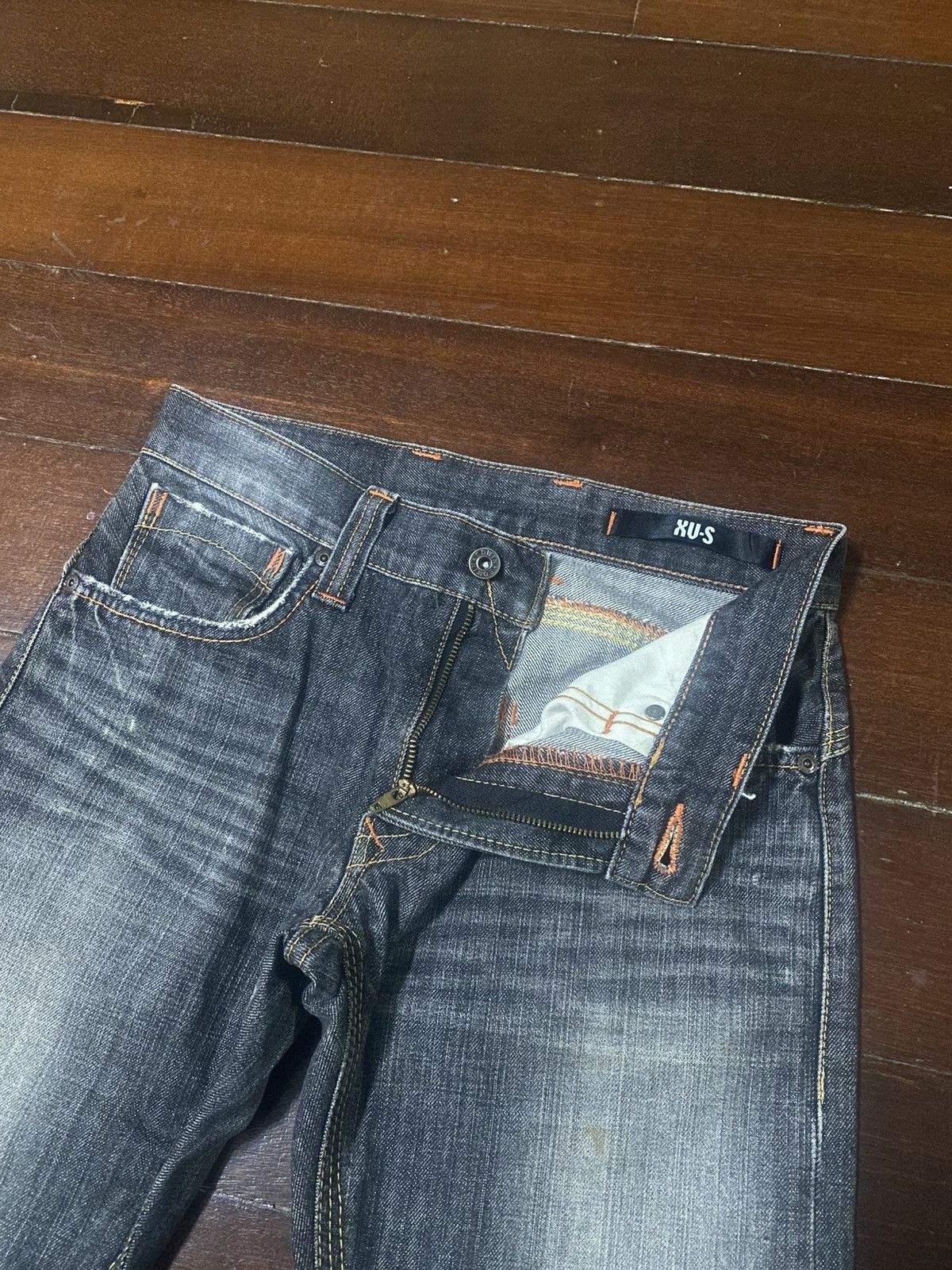 Edwin Edwin Xvs Clawmark Faded mud wash Denim Jeans Size US 32 / EU 48 - 18 Thumbnail