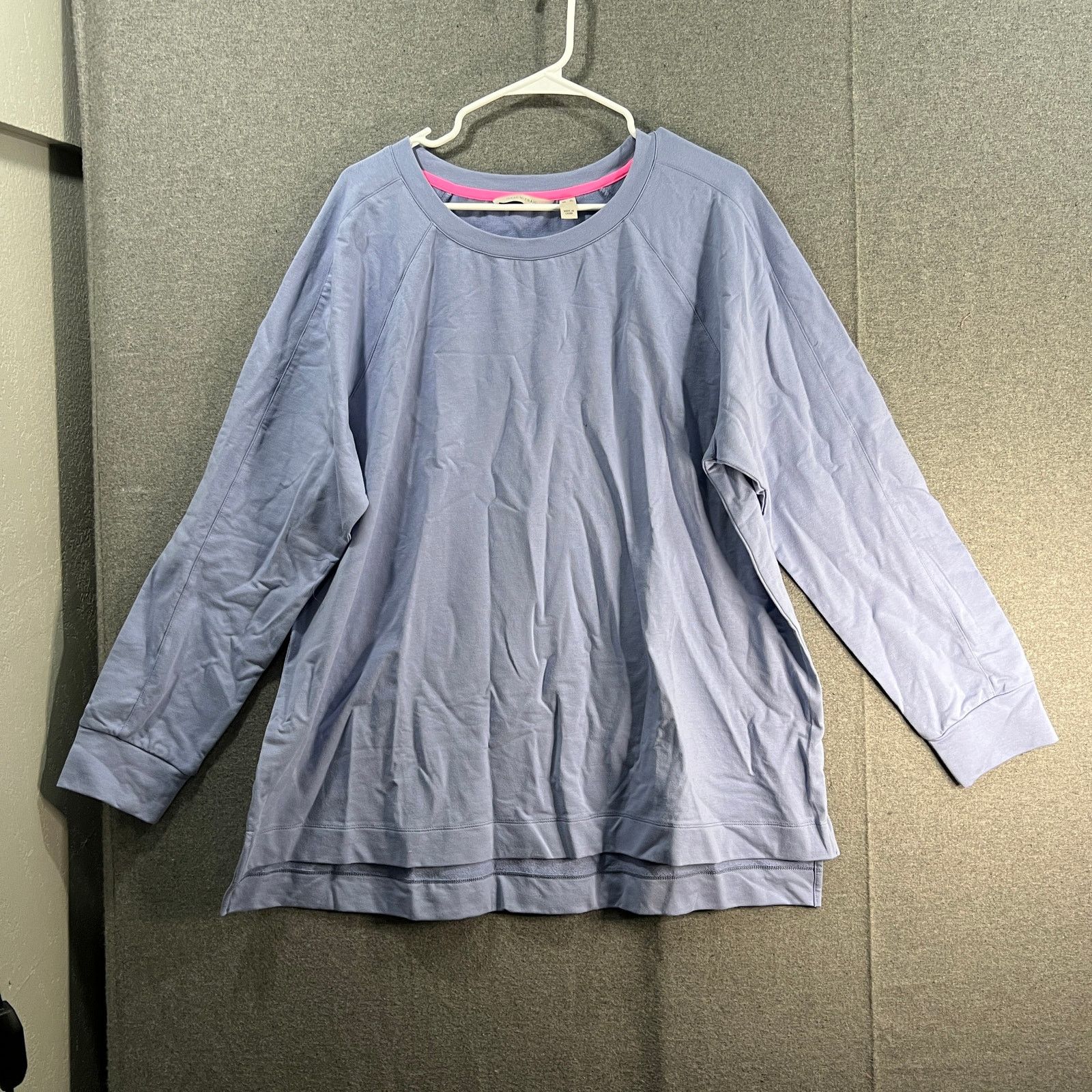 Isaac Mizrahi Isaac Mizrahi Live! Soho French Terry Pullover Dusty Size XL / US 12-14 / IT 48-50 - 1 Thumbnail