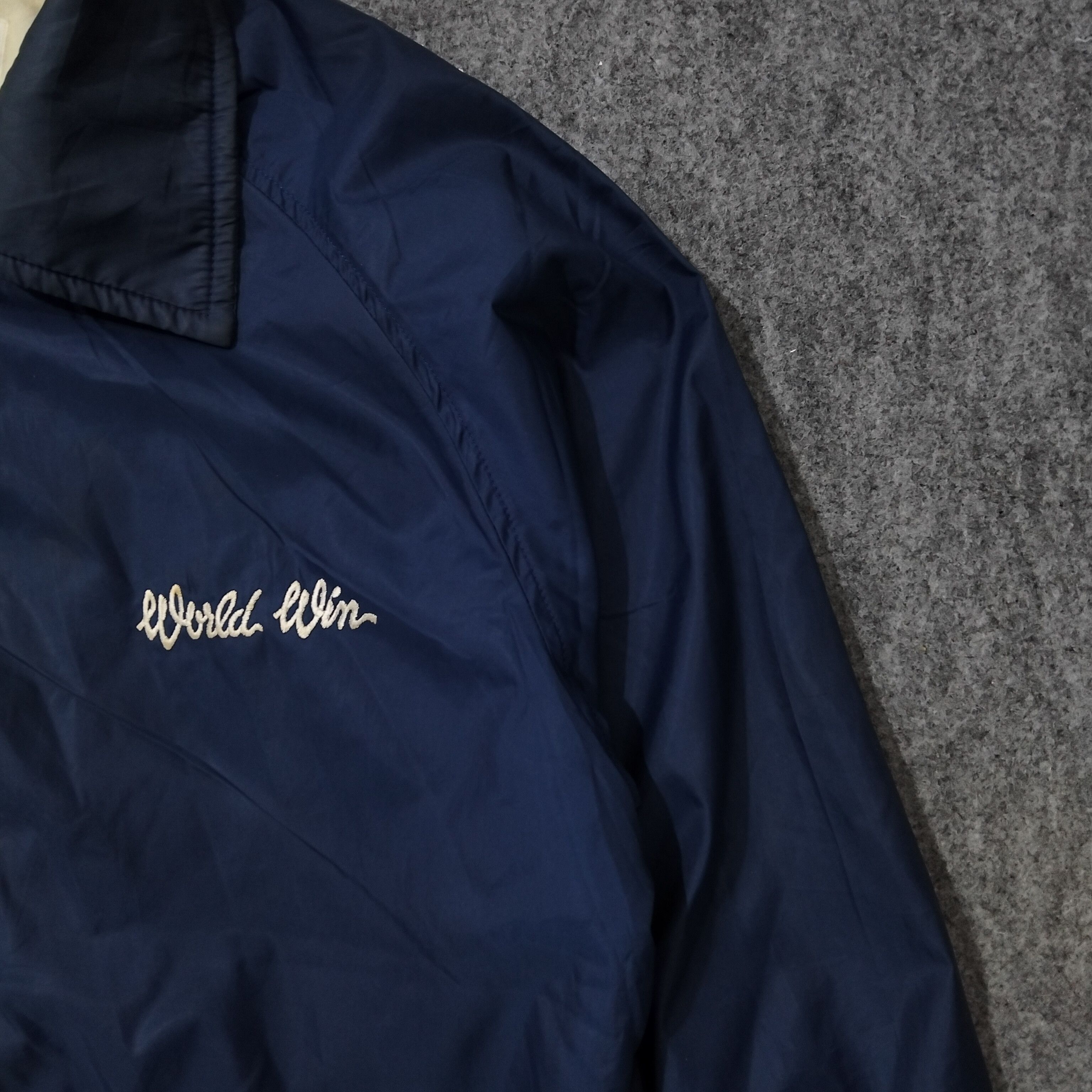 Japanese Brand × Mizuno × Vintage 🔥 Vintage 1990s Mizuno World Win Coach Jacket 🔥 Size US L / EU 52-54 / 3 - 5 Thumbnail