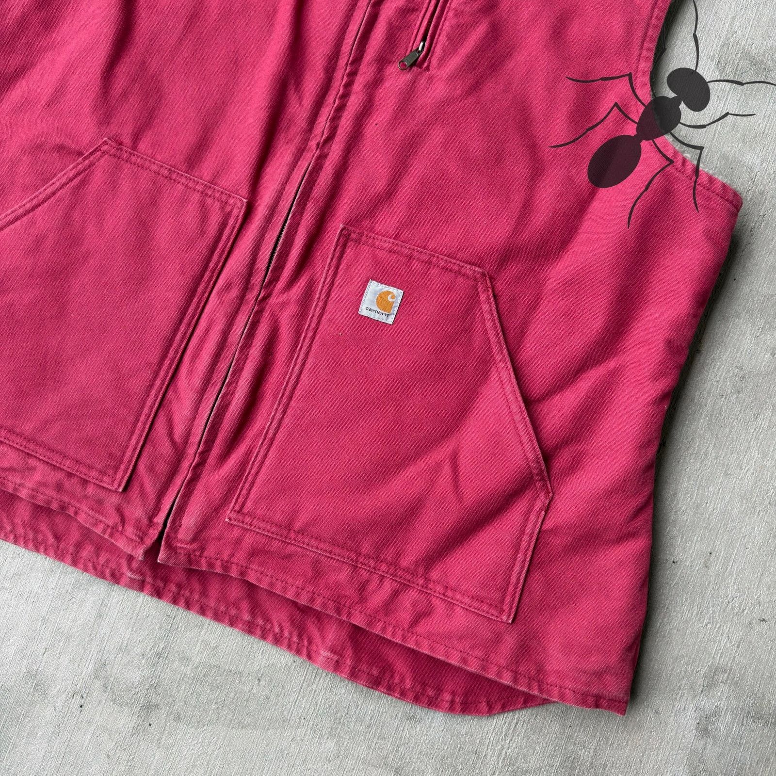 Carhartt × Vintage Carhartt WOMENS WV001 pink work wear vest Size US XXL / EU 58 / 5 - 2 Thumbnail