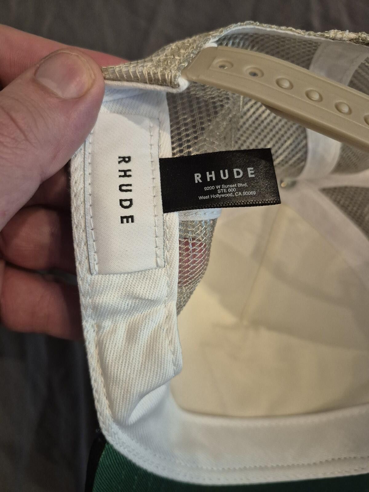 Rhude Rhude Triple R Trucker Hat Brand New Size ONE SIZE - 5 Thumbnail