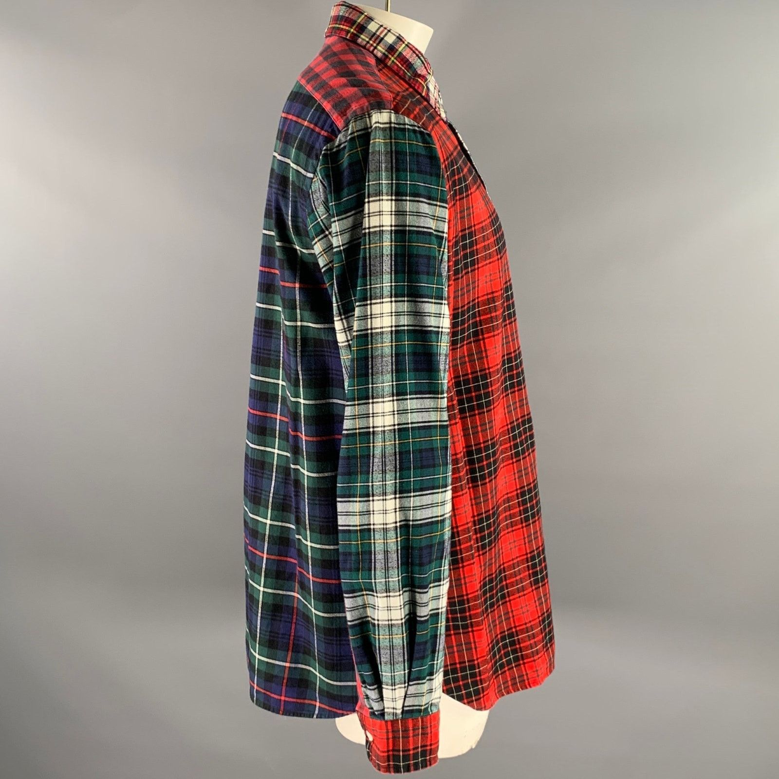 Ralph Lauren RALPH LAUREN XL Multicolor Plaid Flannel Long Sleeve Shirt Size US XL / EU 56 / 4 - 3 Thumbnail