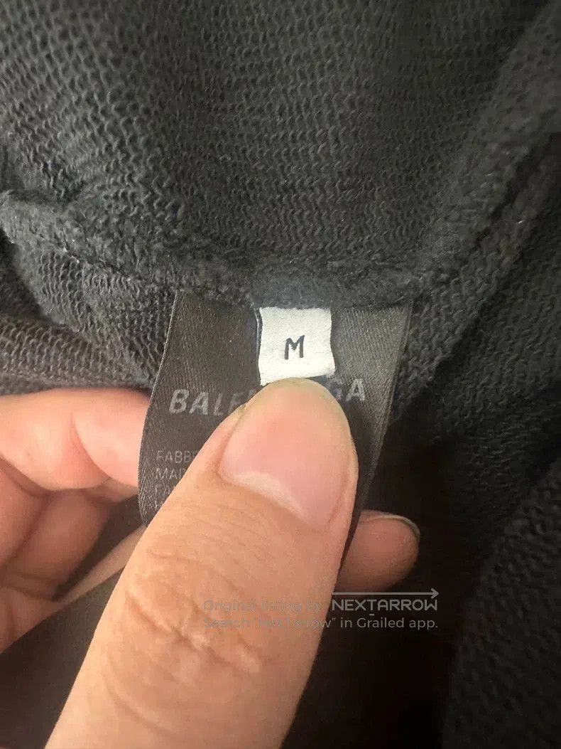 Balenciaga Balenciaga Black Logo Embroidered Pants. Size US 28 / EU 44 - 3 Thumbnail