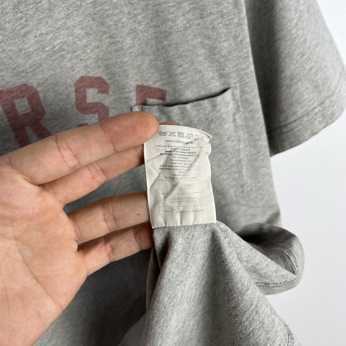 Norse Projects Norse Projects big logo pocket tee Size US L / EU 52-54 / 3 - 10 Thumbnail