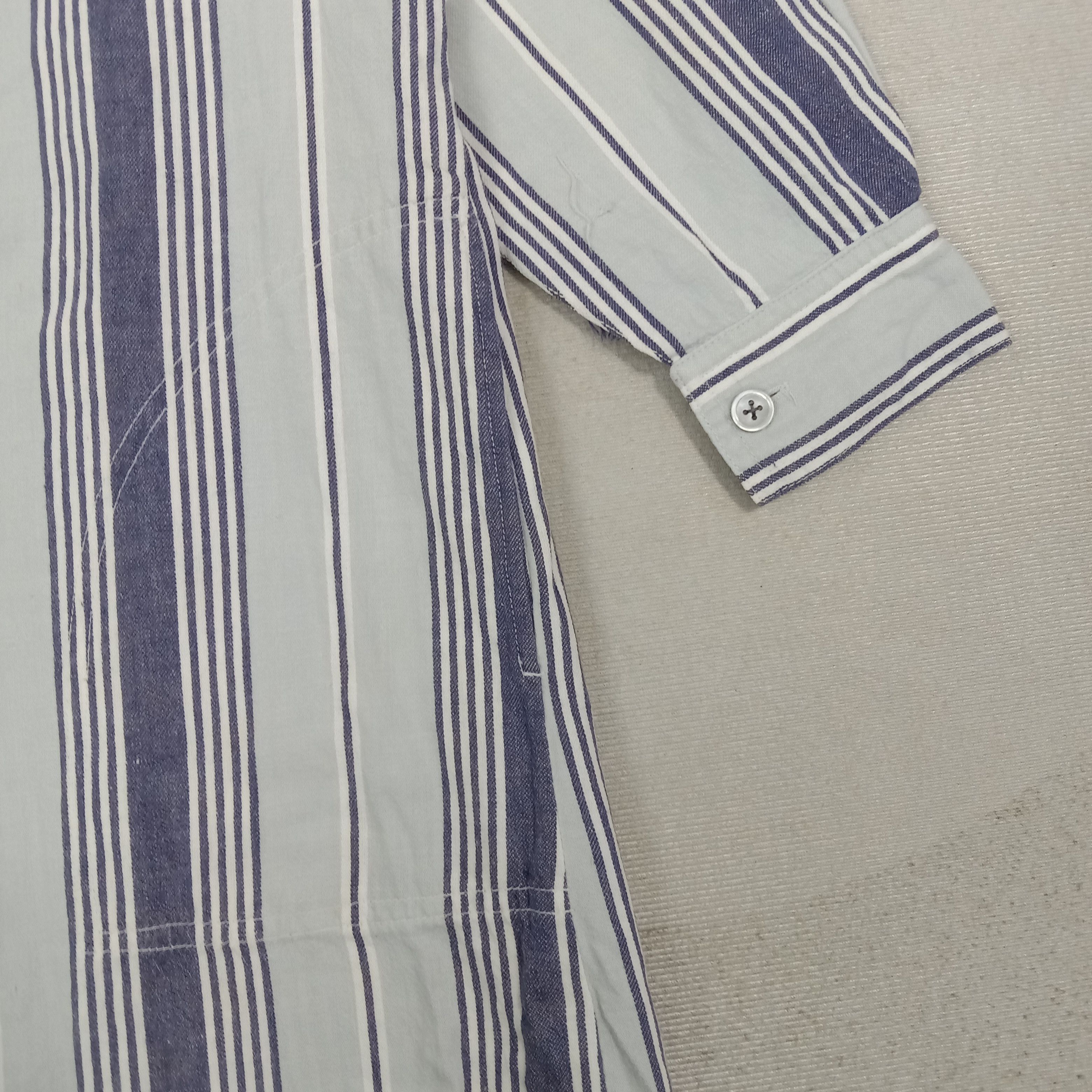 Comme des Garcons Comme Des Garcons 90's Stripes Dress Shirt C268N5 Size M / US 6-8 / IT 42-44 - 5 Thumbnail