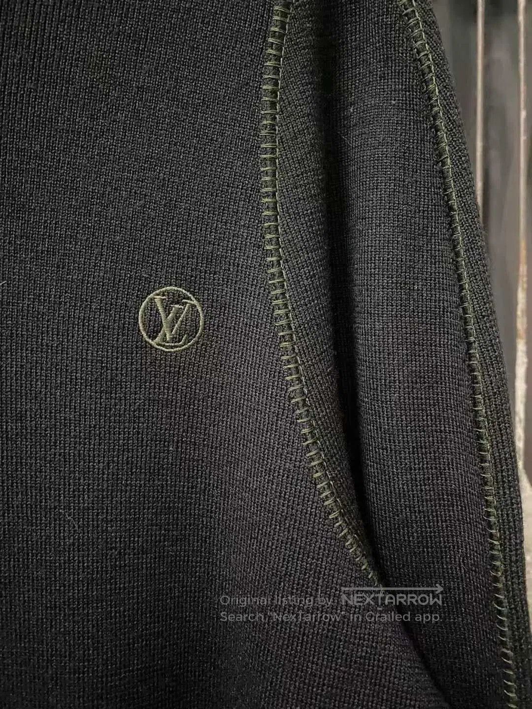 Louis Vuitton Louis Vuitton Black Wool Hoodie Size L. Size US L / EU 52-54 / 3 - 4 Thumbnail