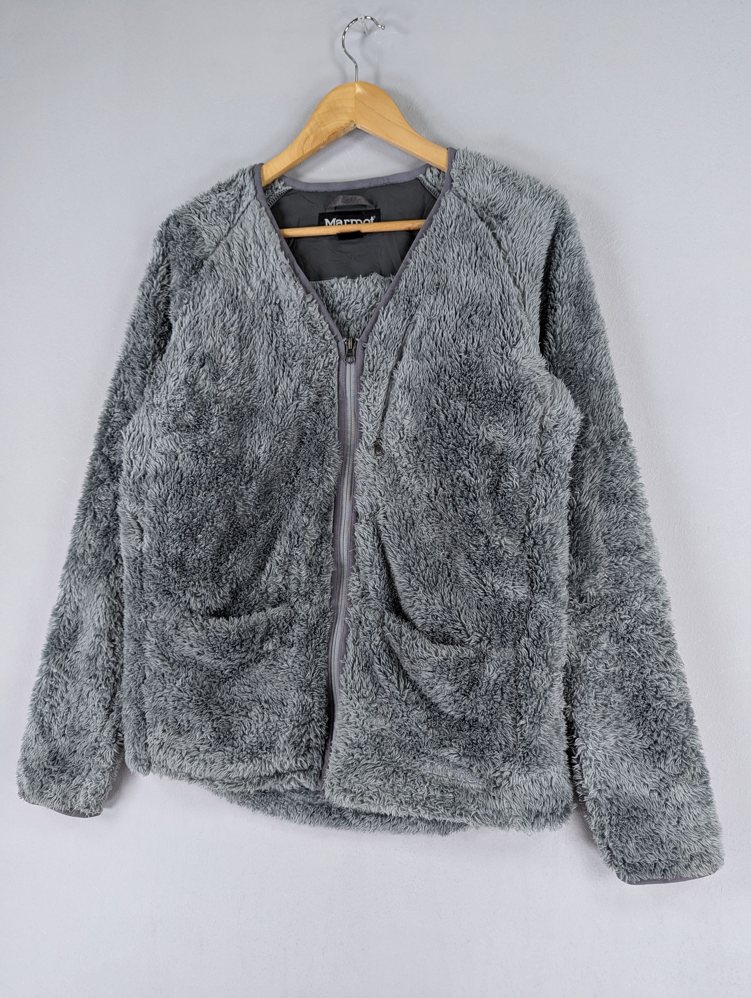Marmot Vintage Marmot Fleece Cardigan Jacket Size US M / EU 48-50 / 2 - 2 Thumbnail