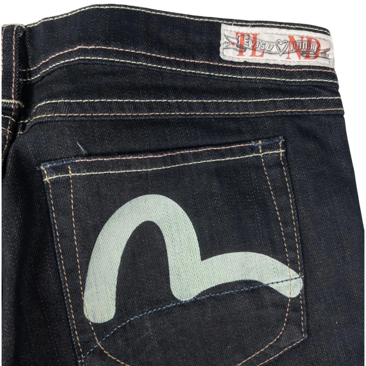Puma Vintage Puma X Evisu Double Gull Denim Jeans Size W32 Size 40" / US 18 - 6 Thumbnail