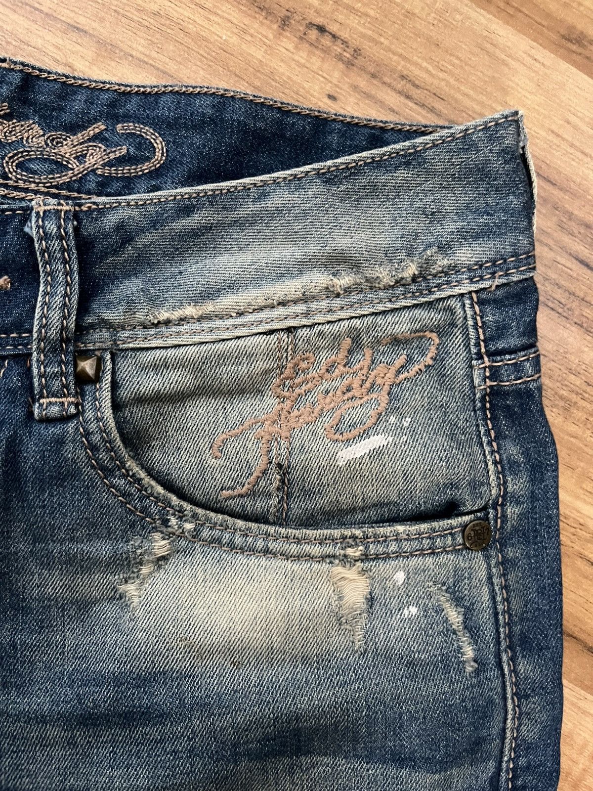 Ed Hardy Ed Hardy tiger jeans Size US 31 - 4 Thumbnail