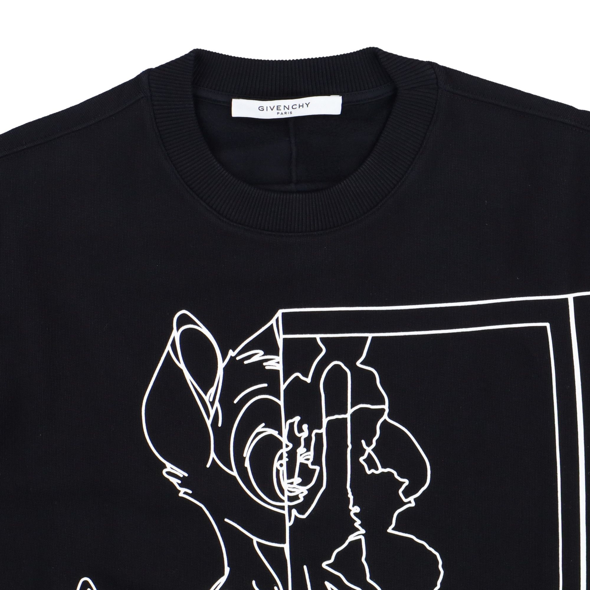 Givenchy Black Stencil Bambi Sweatshirt Size US XS / EU 42 / 0 - 3 Thumbnail