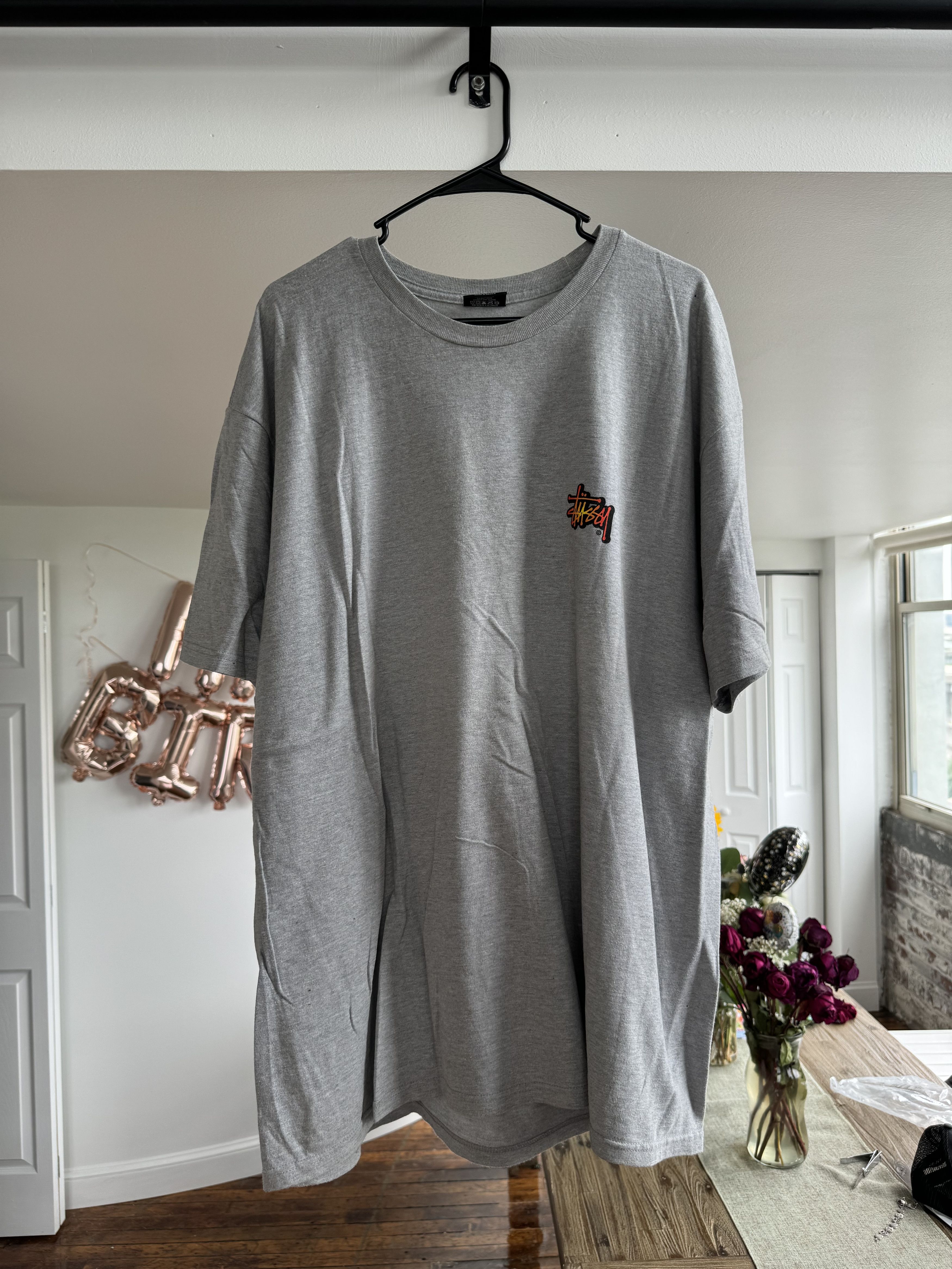 Stussy Stussy Flaming 8 ball T-shirt | Grailed