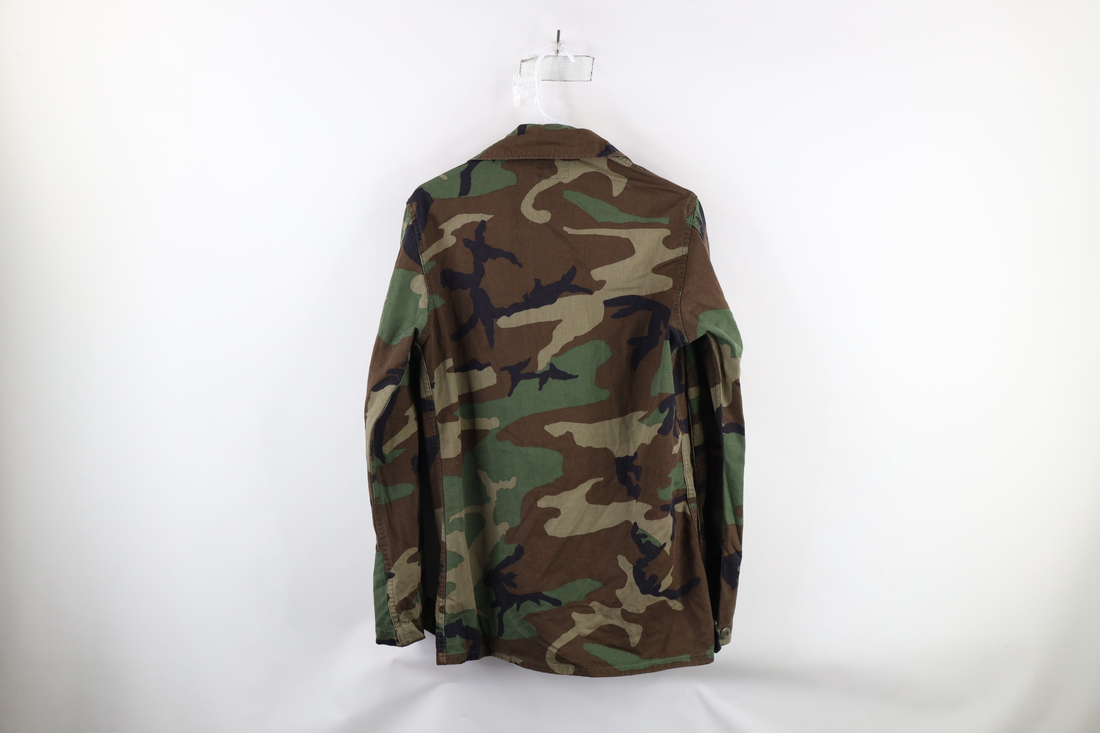 Vintage Vintage 90s USMC Woodland Camouflage Combat Coat Jacket USA Size US S / EU 44-46 / 1 - 12 Thumbnail