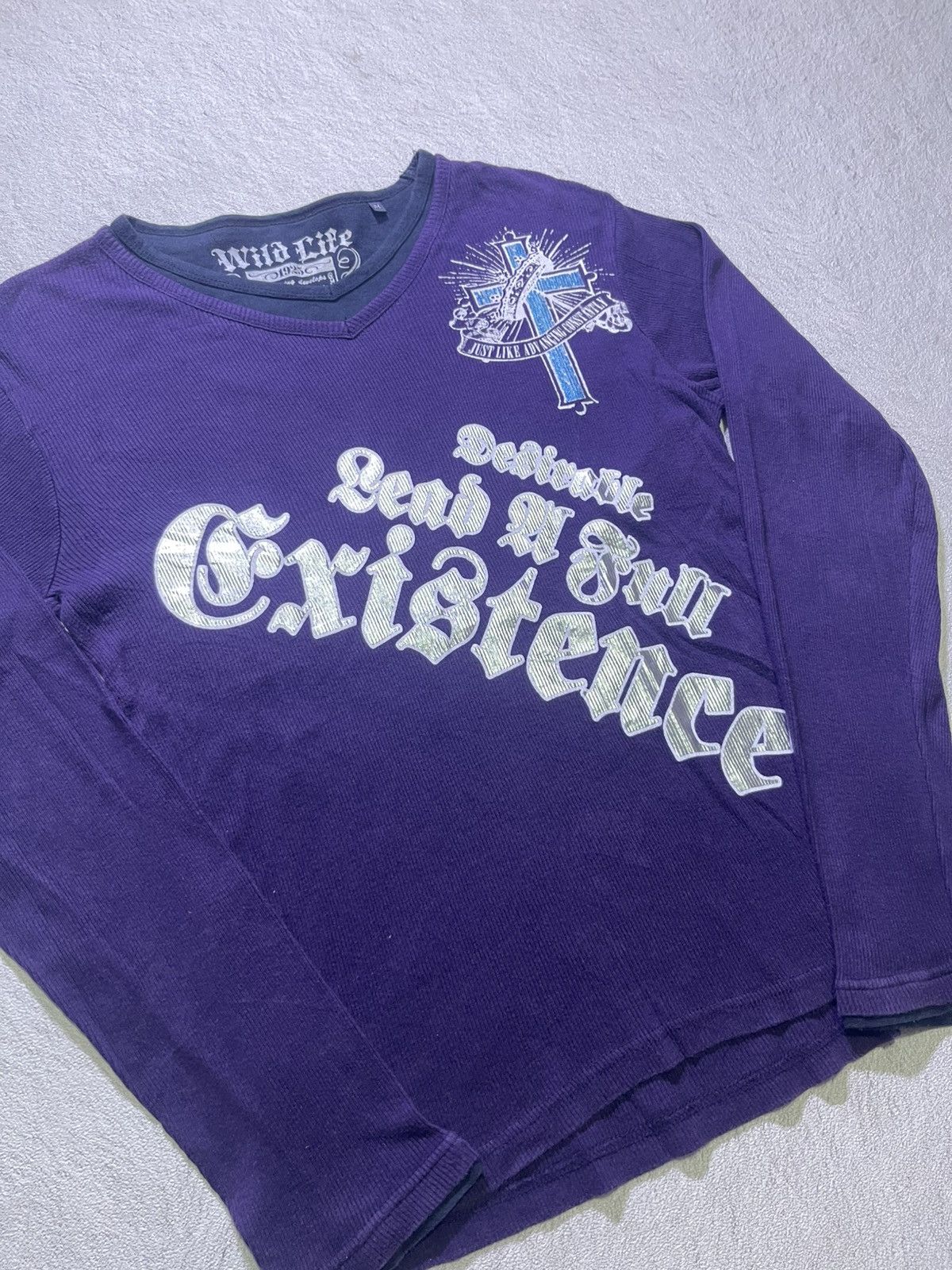 Japanese Brand Y2K WILD LIFE long sleeve tshirt Size US M / EU 48-50 / 2 - 2 Thumbnail