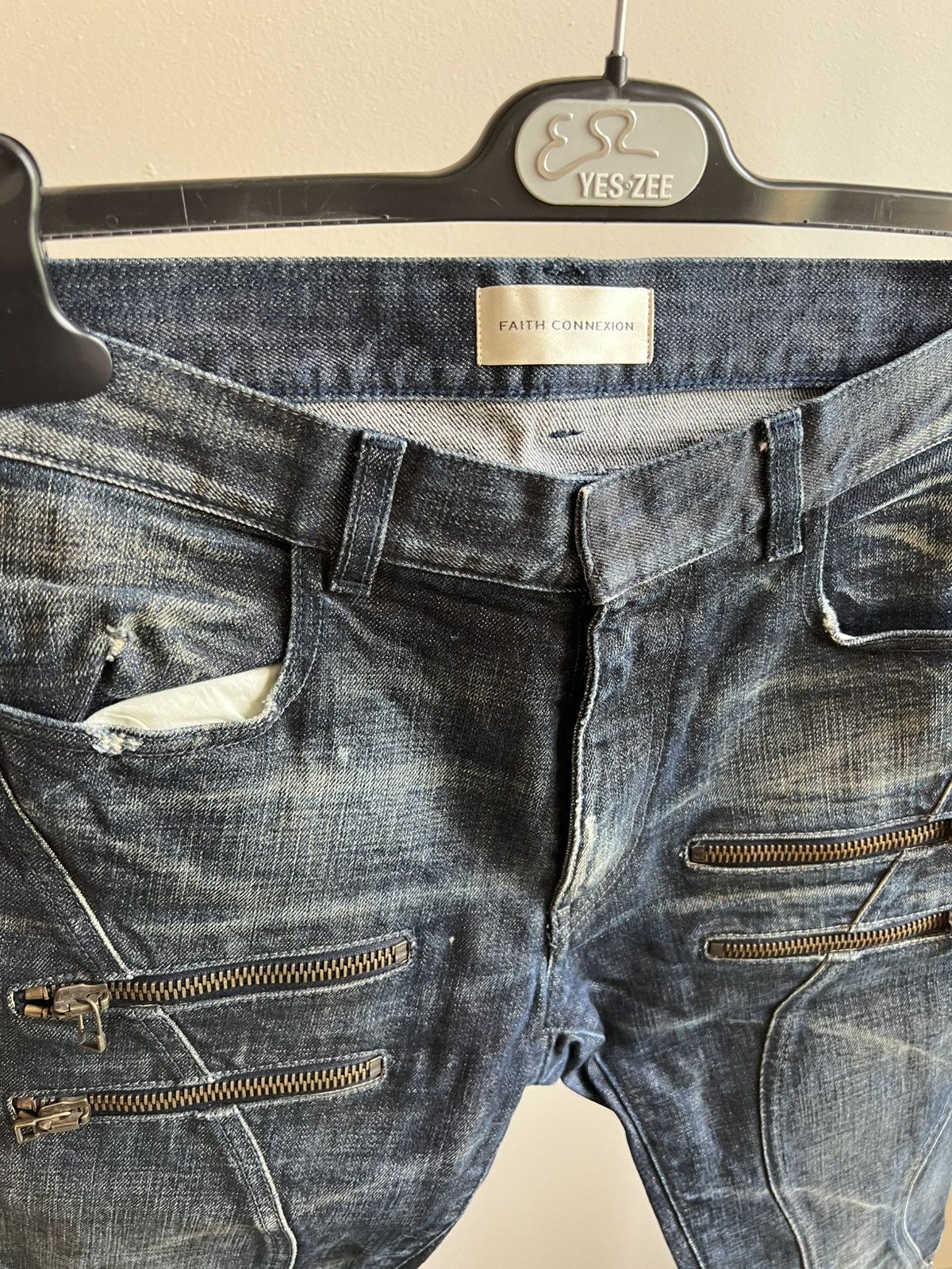 Faith Connexion Faith connexion running zipped denim Size US 30 / EU 46 - 2 Thumbnail