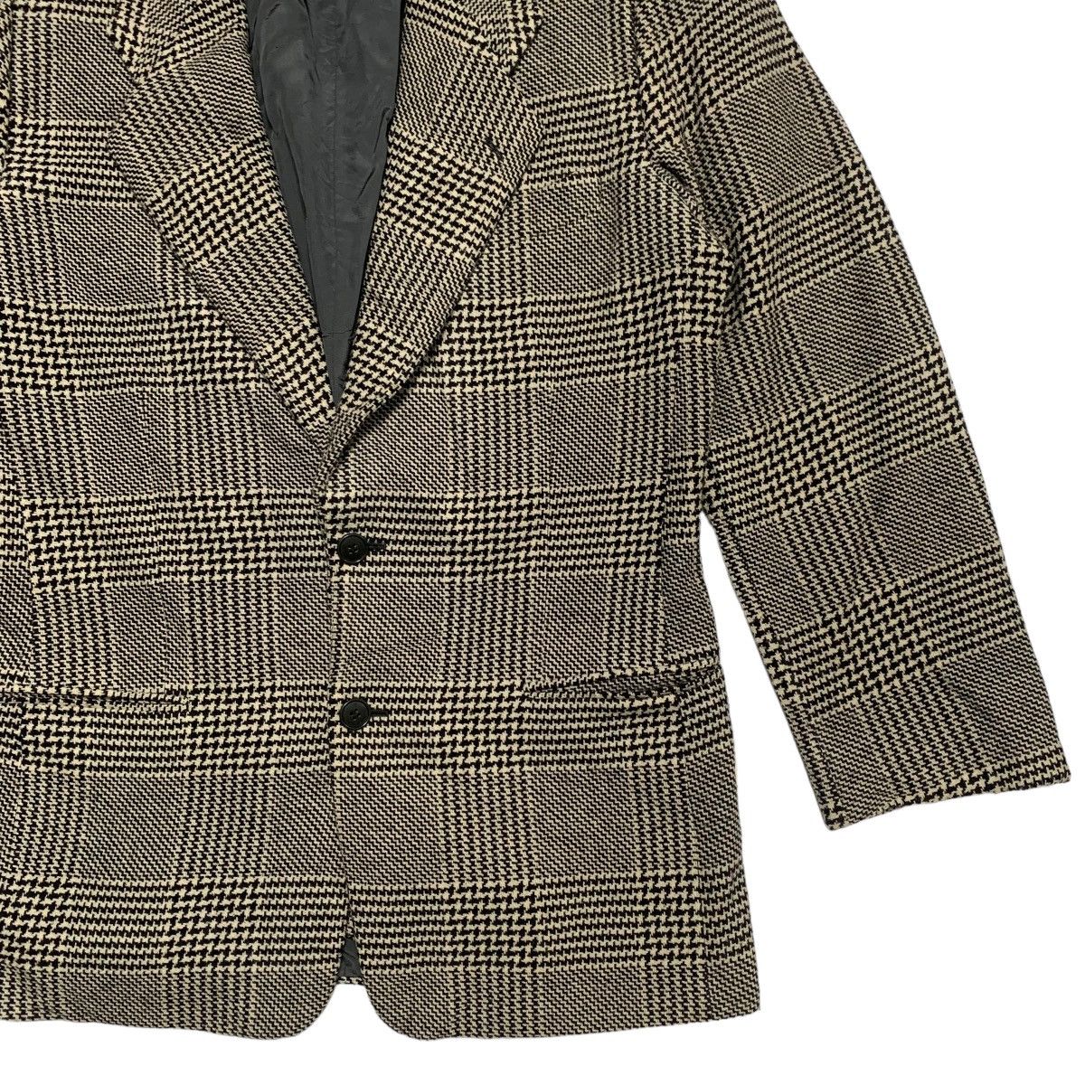 Giorgio Armani Vintage Giorgio Armani Plaid Blazer Size 46R - 3 Thumbnail
