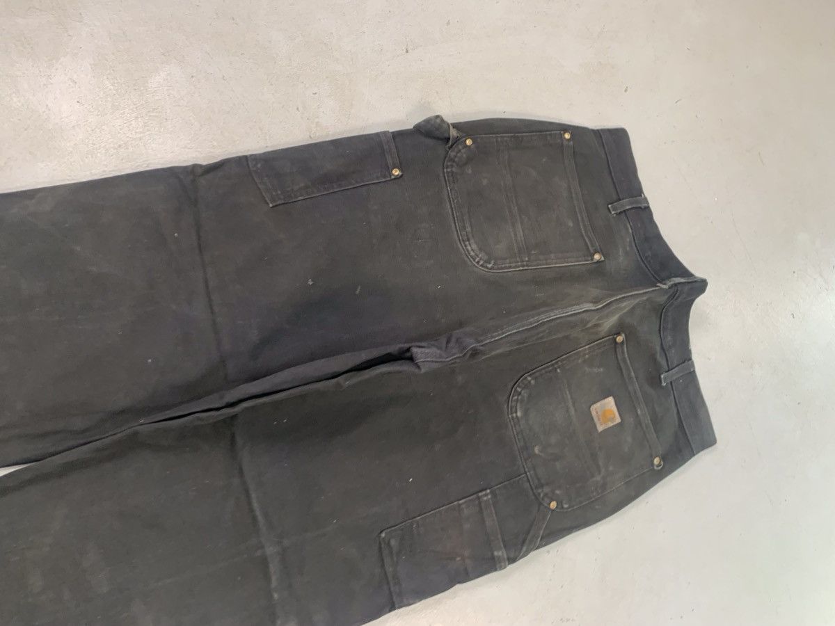 Carhartt Vintage Carhartt B01 BLK damaged double knee workwear Size US 42 / EU 58 - 8 Thumbnail