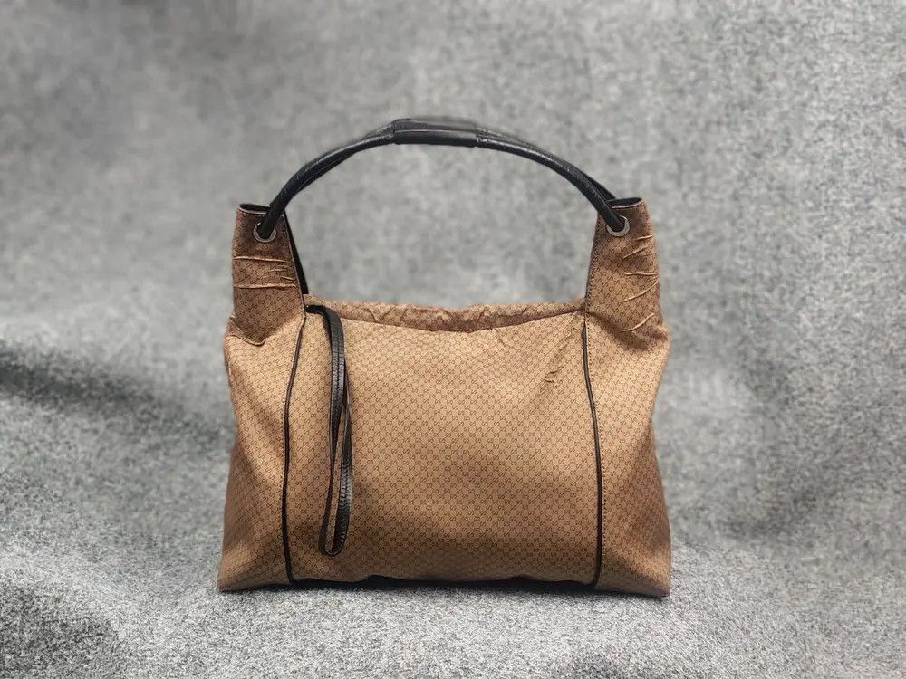 Gucci Gucci Vintage Monogram GG Zip Nylon hobo shoulder Bag defect Size ONE SIZE - 1 Thumbnail
