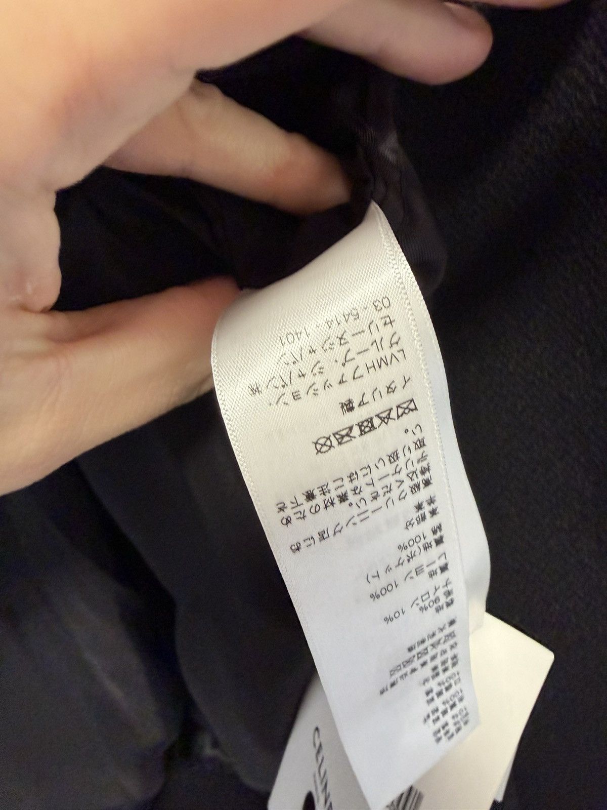 Celine NEW - FW21 Black C Patch Leather Sleeve Wool Teddy 54 Size US L / EU 52-54 / 3 - 18 Thumbnail
