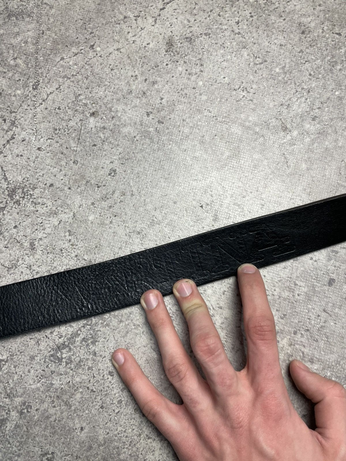 La Martina Vintage La Martina Leather Belt 95cm Size ONE SIZE - 5 Thumbnail