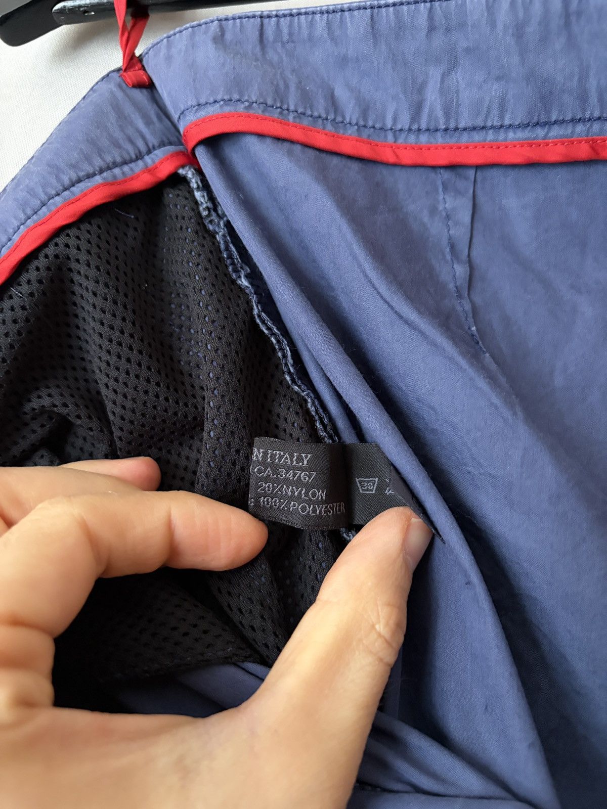 Prada Prada Vintage Blue Nylon Light Cargo Shorts Size US 30 / EU 46 - 15 Thumbnail