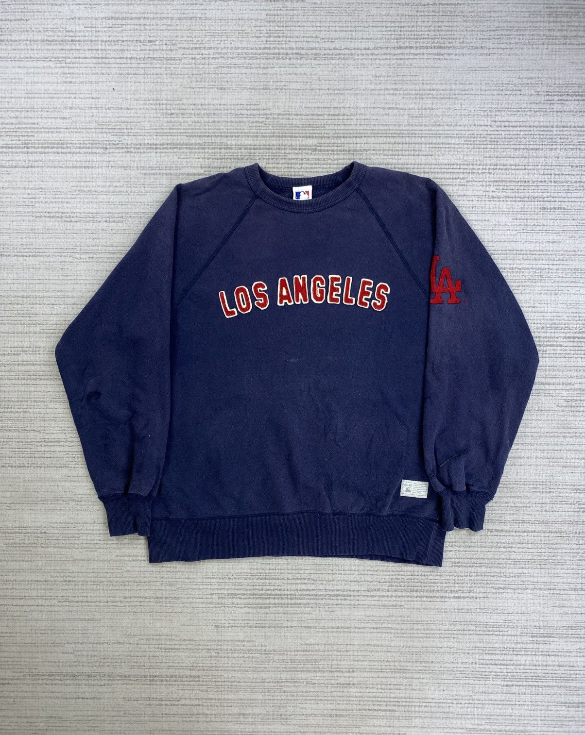 Los Angeles Apparel × MLB × Vintage Vintage MLB Los Angeles Spellout Sweatshirt Size US L / EU 52-54 / 3 - 1 Thumbnail