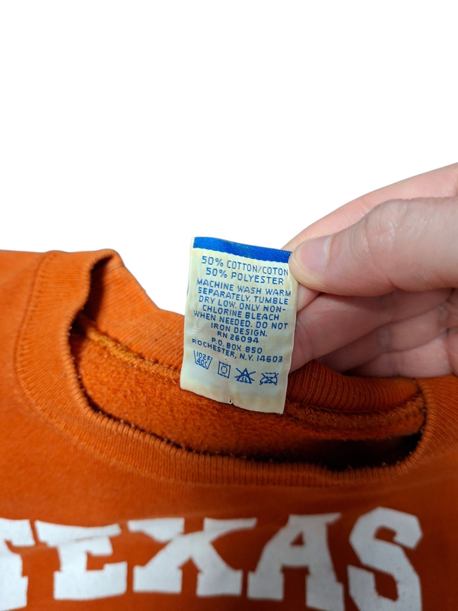 Champion TEXAS LONGHORNS CHAMPION VINTAGE MADE IN USA SWEATSHIRT Size US L / EU 52-54 / 3 - 6 Thumbnail