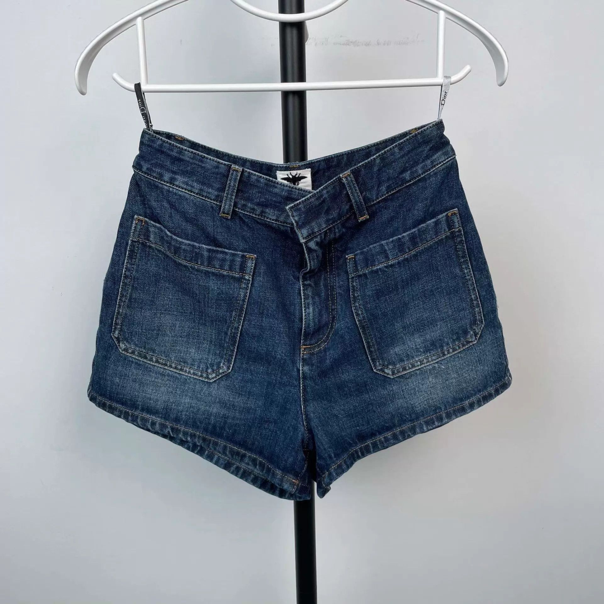 Dior Dior Denim Shorts Navy Blue Size 25" / US 0 / IT 36 - 1 Thumbnail