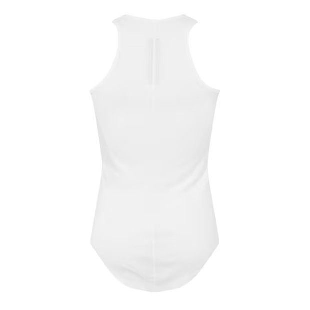 Rick Owens o1g2r1mq0624 Scoop Neck Tank Top in White Size US S / EU 44-46 / 1 - 2 Thumbnail