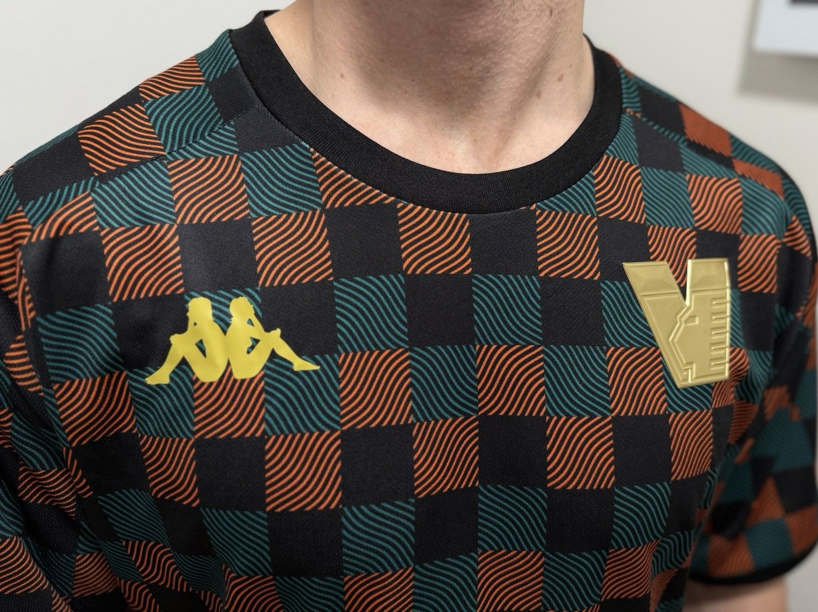 Kappa Venezia Fc 2022/2023 Training Kappa Jersey Soccer Football Size US L / EU 52-54 / 3 - 3 Thumbnail
