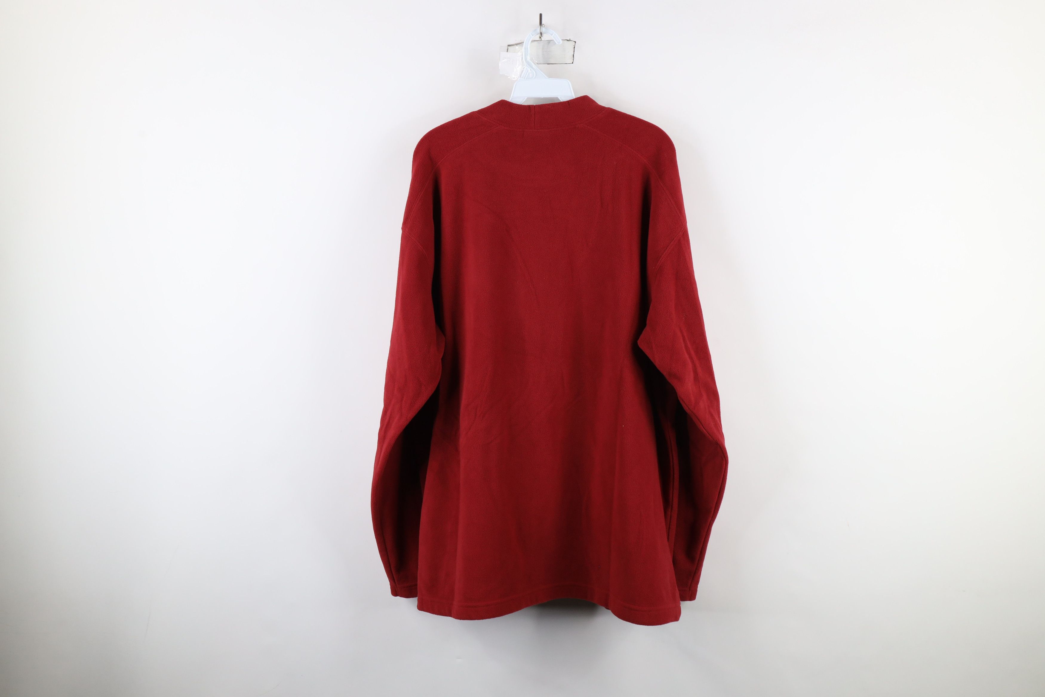 Columbia Vintage Columbia Out Mock Neck Fleece Sweater Red Polyester Size US XL / EU 56 / 4 - 7 Thumbnail