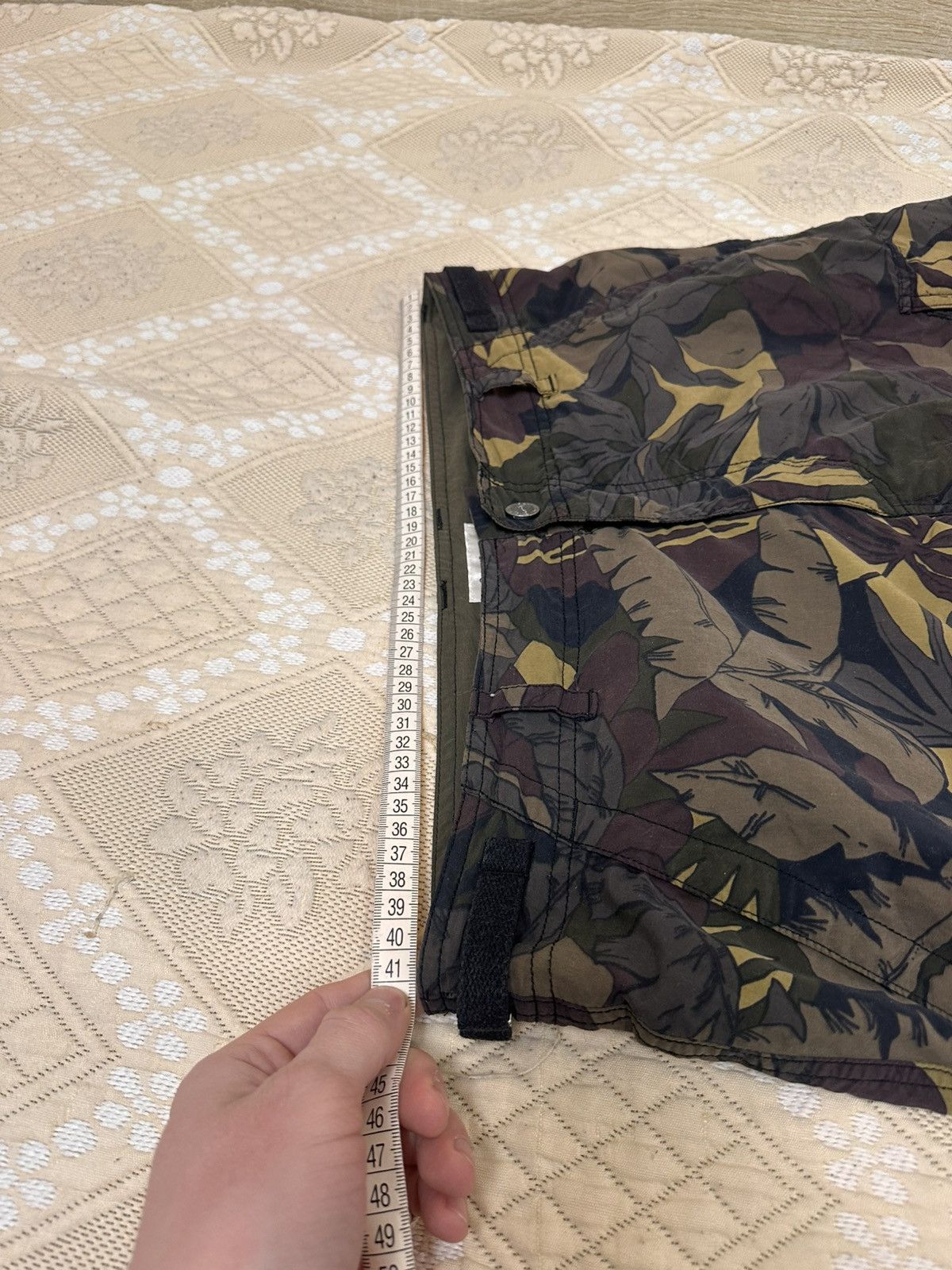 Paul Smith 🔥 Paul Smith Camo Army Cargo Shorts Floral Vintage Swimwear Size US 32 / EU 48 - 6 Thumbnail