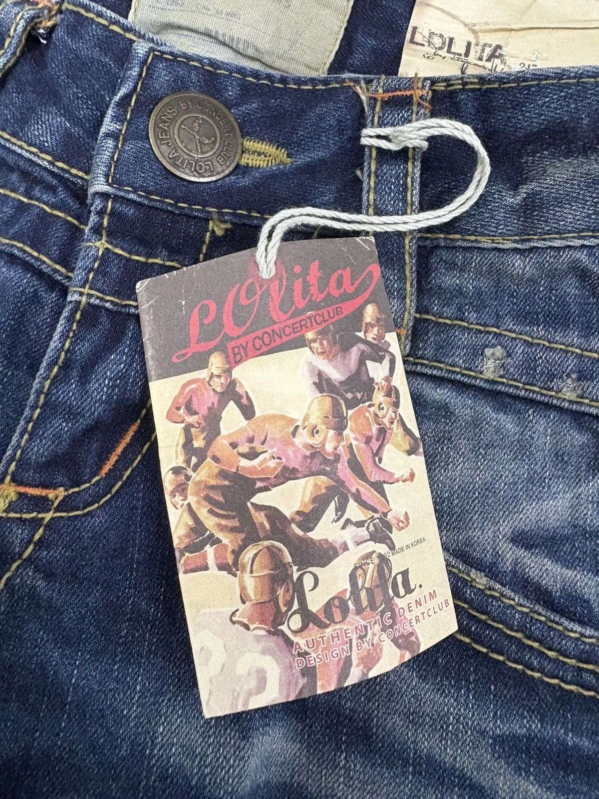 Tornado Mart Vintage Flared Lolita Jeans If Six Was Nine Distressed Size US 31 - 18 Thumbnail