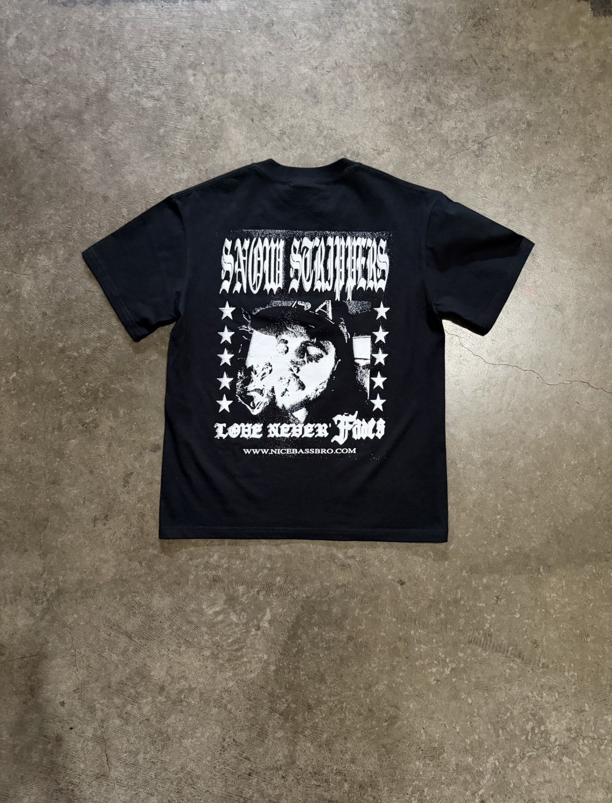 Online Ceramics Snow Strippers Tati Knife Tour Merch Tee Size US M / EU 48-50 / 2 - 2 Thumbnail