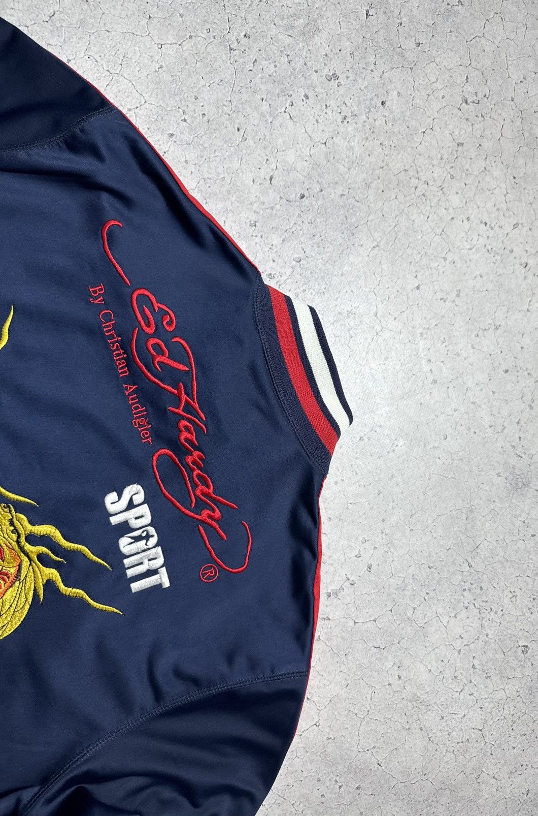 Ed Hardy Ed Hardy By Christian Audigier Sport Full Zip Jacket Big Log Size US XL / EU 56 / 4 - 10 Thumbnail