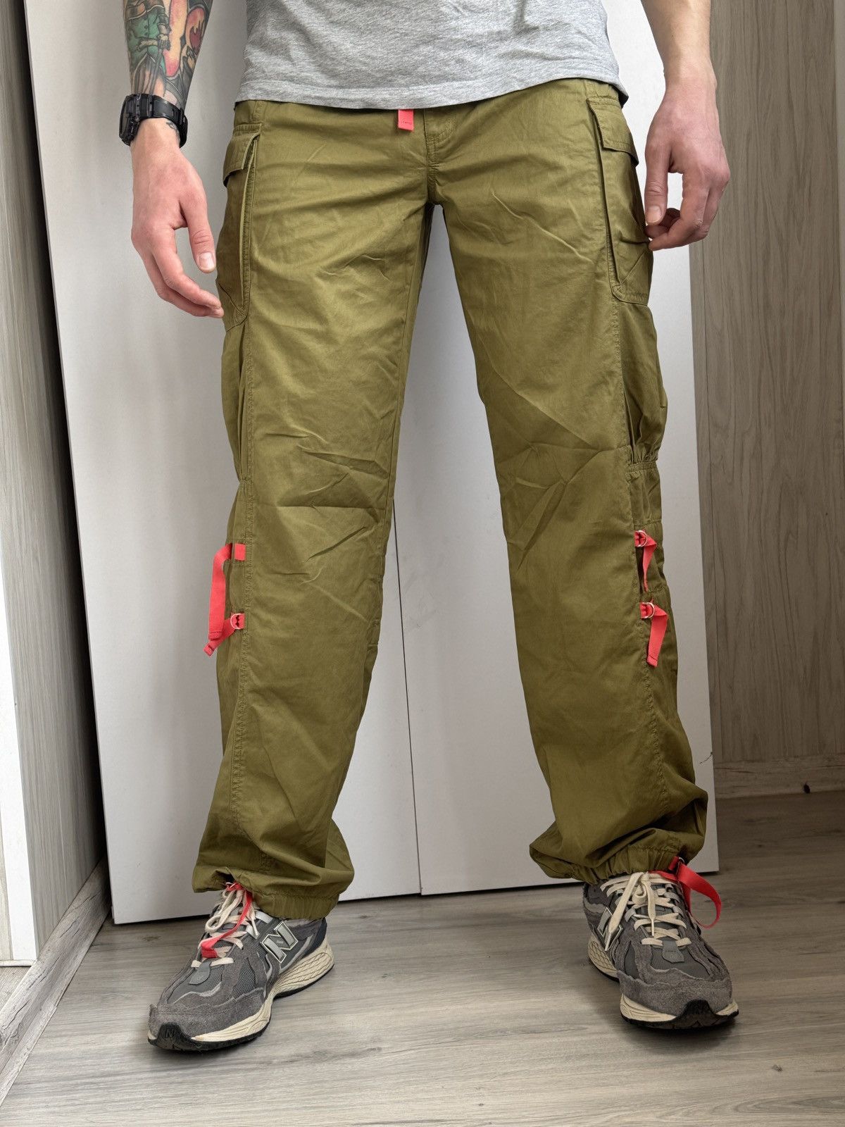 Nike × Vintage Nike Military Cargos Pants trousers women Size L Size 34" / US 12 / IT 48 - 3 Thumbnail