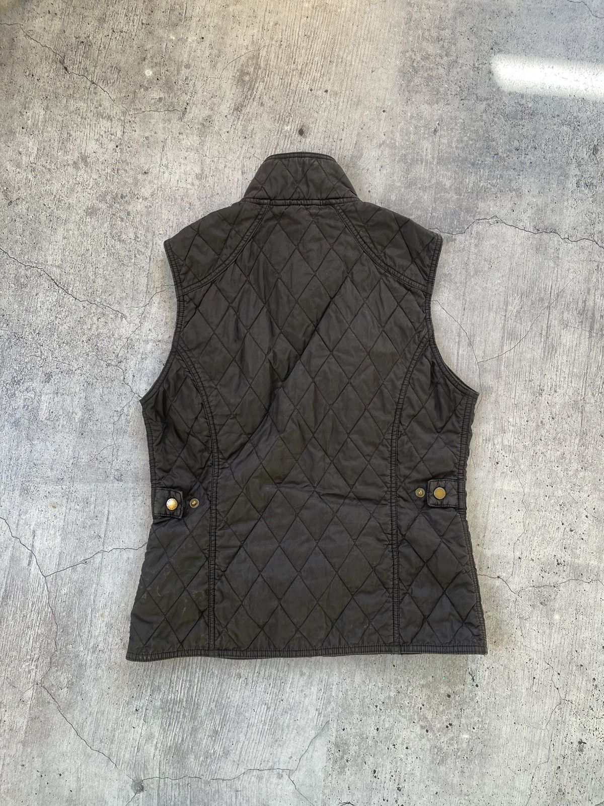 Barbour × Vintage Vintage Barbour Y2K Vest Casual Streetwear 90s Style Size L / US 10 / IT 46 - 7 Thumbnail