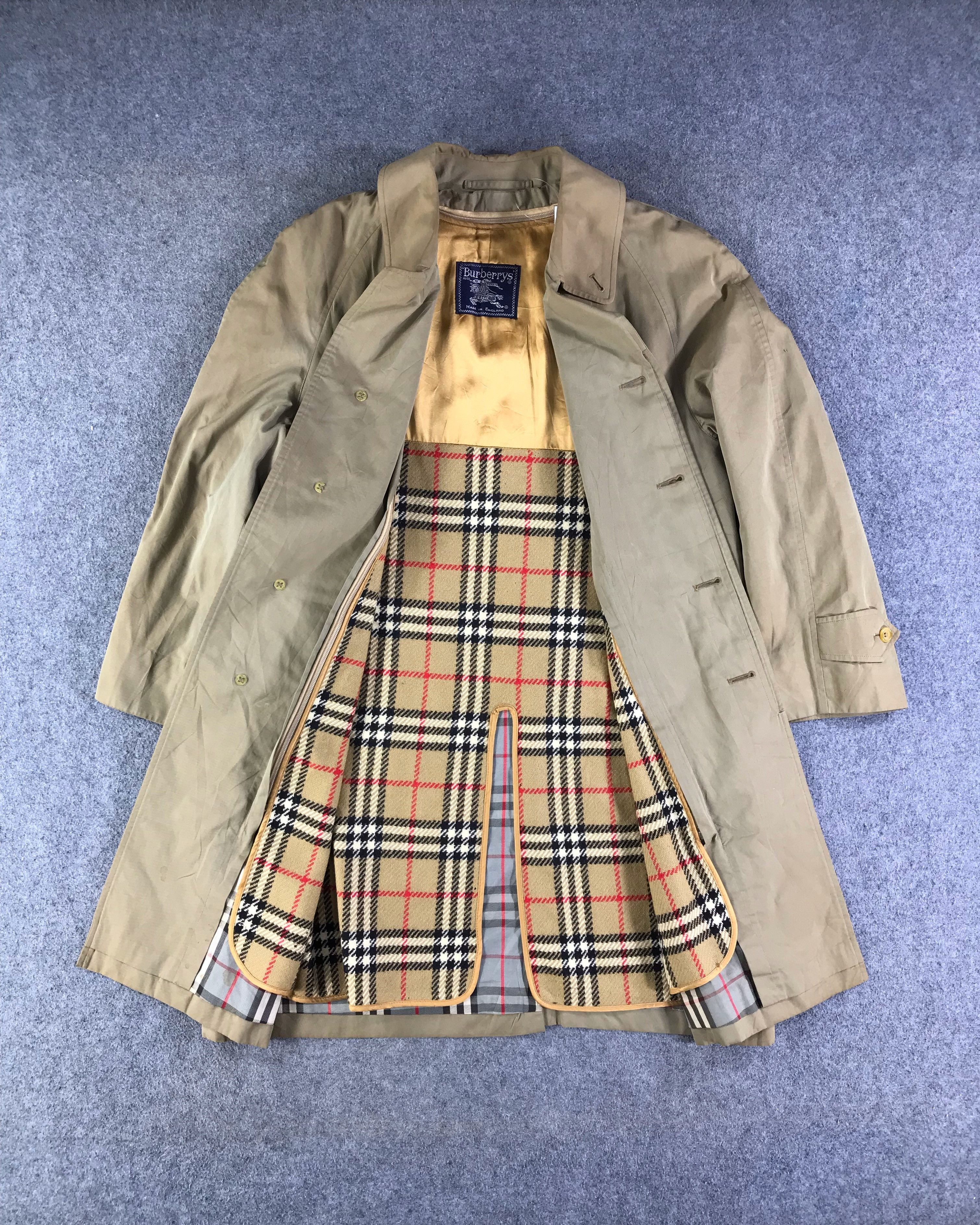 Burberry Vintage Burberry Nova Check Trench Coat -JC219 Size US M / EU 48-50 / 2 - 2 Thumbnail