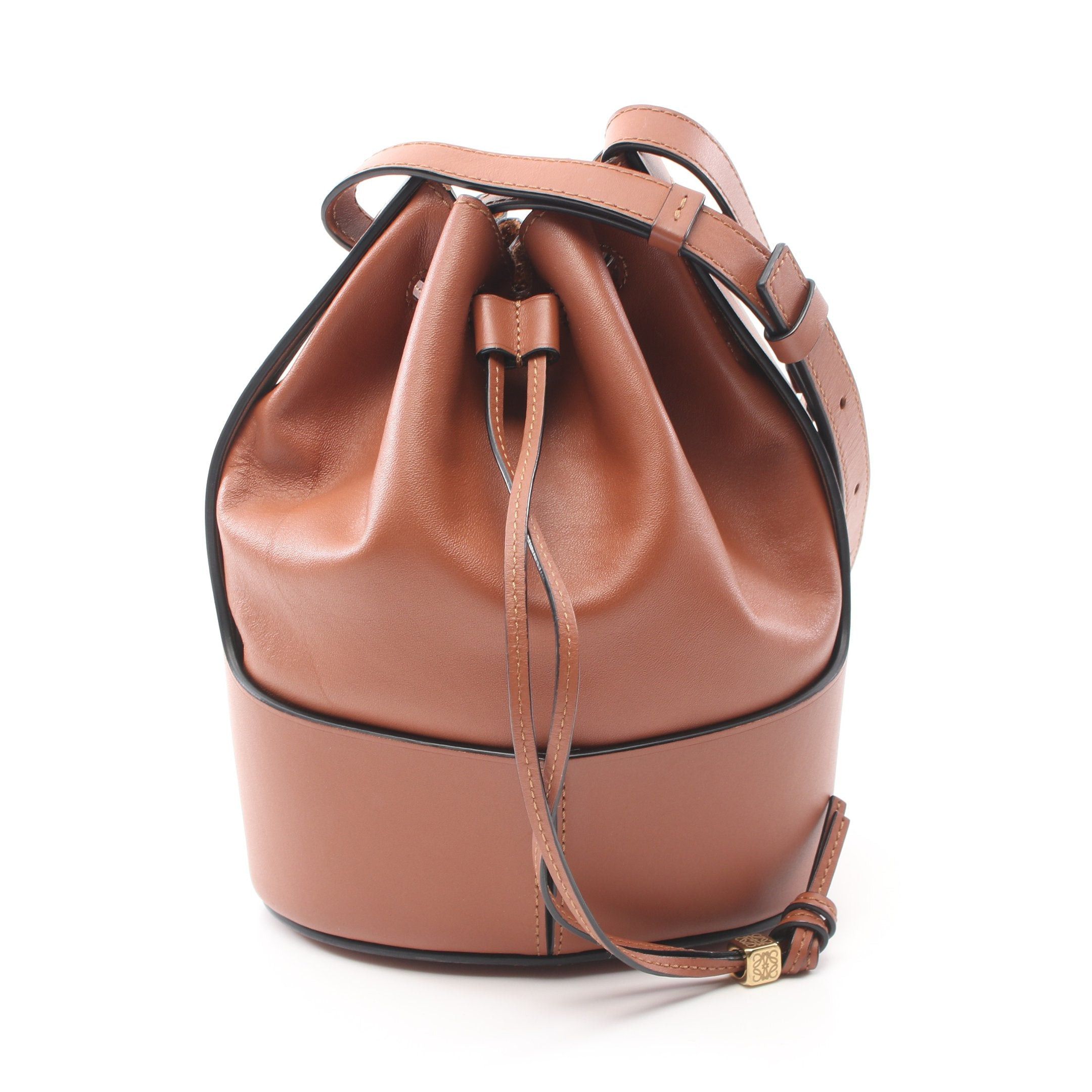 Loewe Loewe Balloon Bag Small Shoulder Leather Brown Size ONE SIZE - 1 Thumbnail