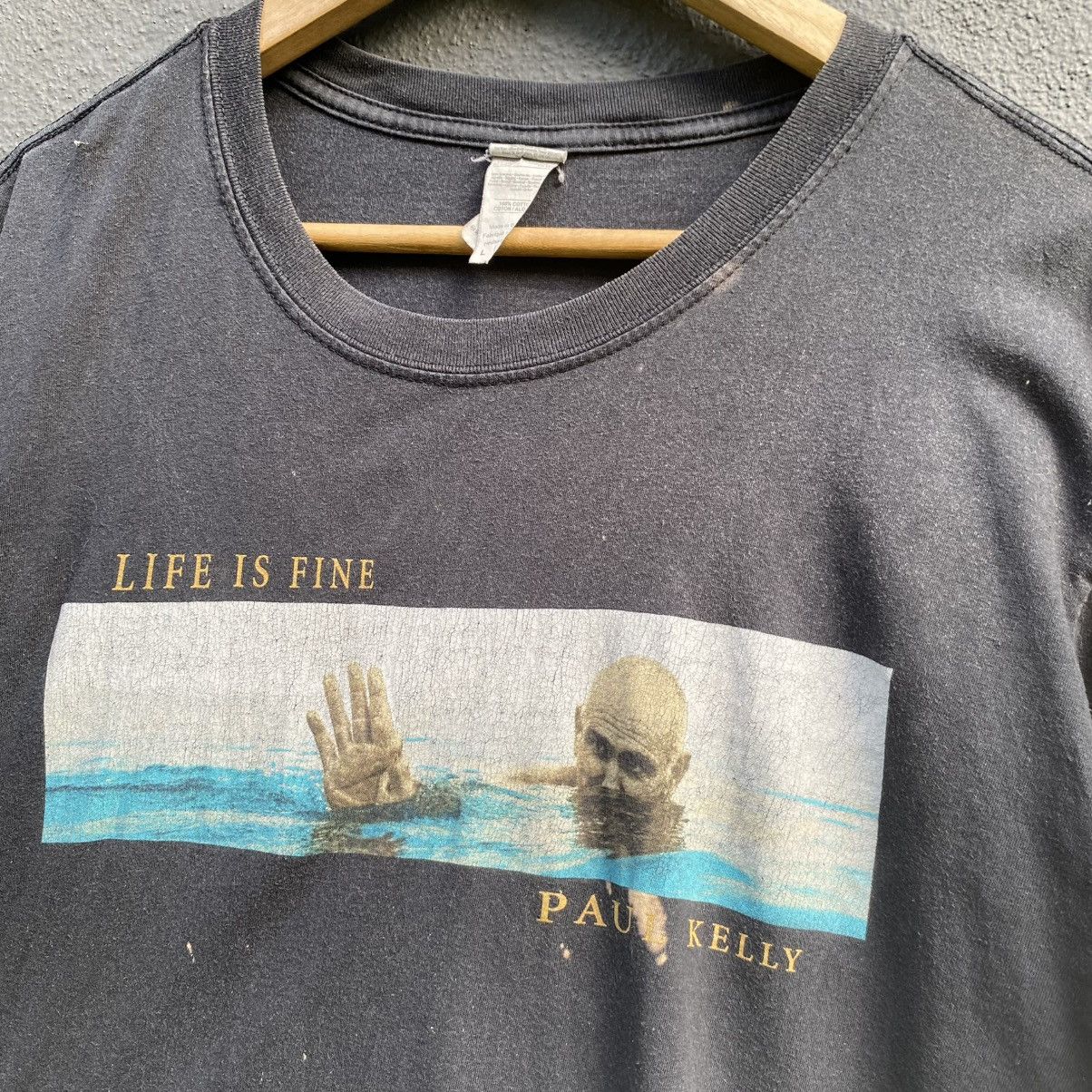 Band Tees ERD GRUNGE Thrashed Faded Pau Kelly Tour Band Tee Size US L / EU 52-54 / 3 - 2 Thumbnail